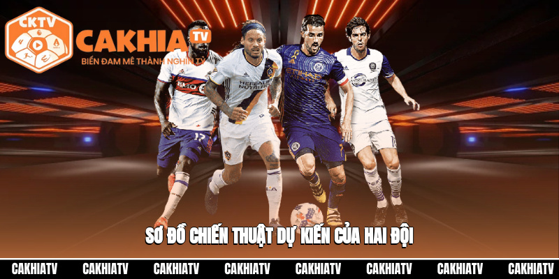 Hệ thống chiến thuật mà hai đội có thể áp dụng